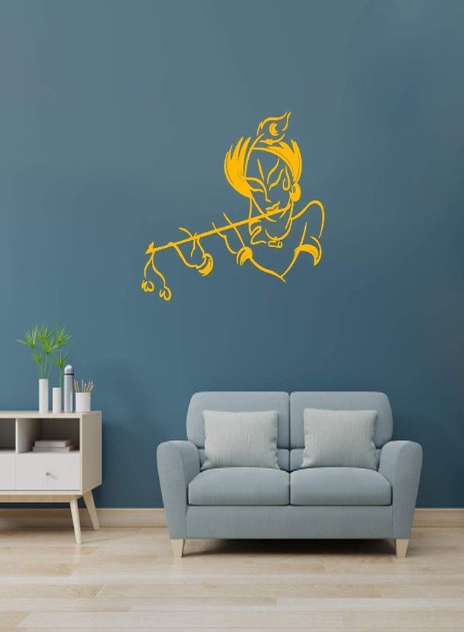 ARandNJ Combo Stencil for Wall Painting (Size:-16X24 Inch) Theme:- Krishna DIY Reusable Painting Design Suitable for Bedroom,Living Room (Pack of 1) - Image 5